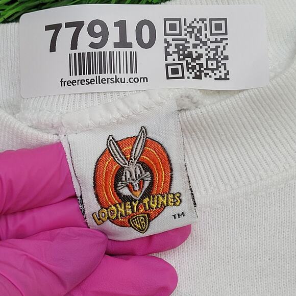 Vintage Looney-Tunes Christmas Sweatshirt Women 3XL 28x26 Tweety - Picture 8 of 15